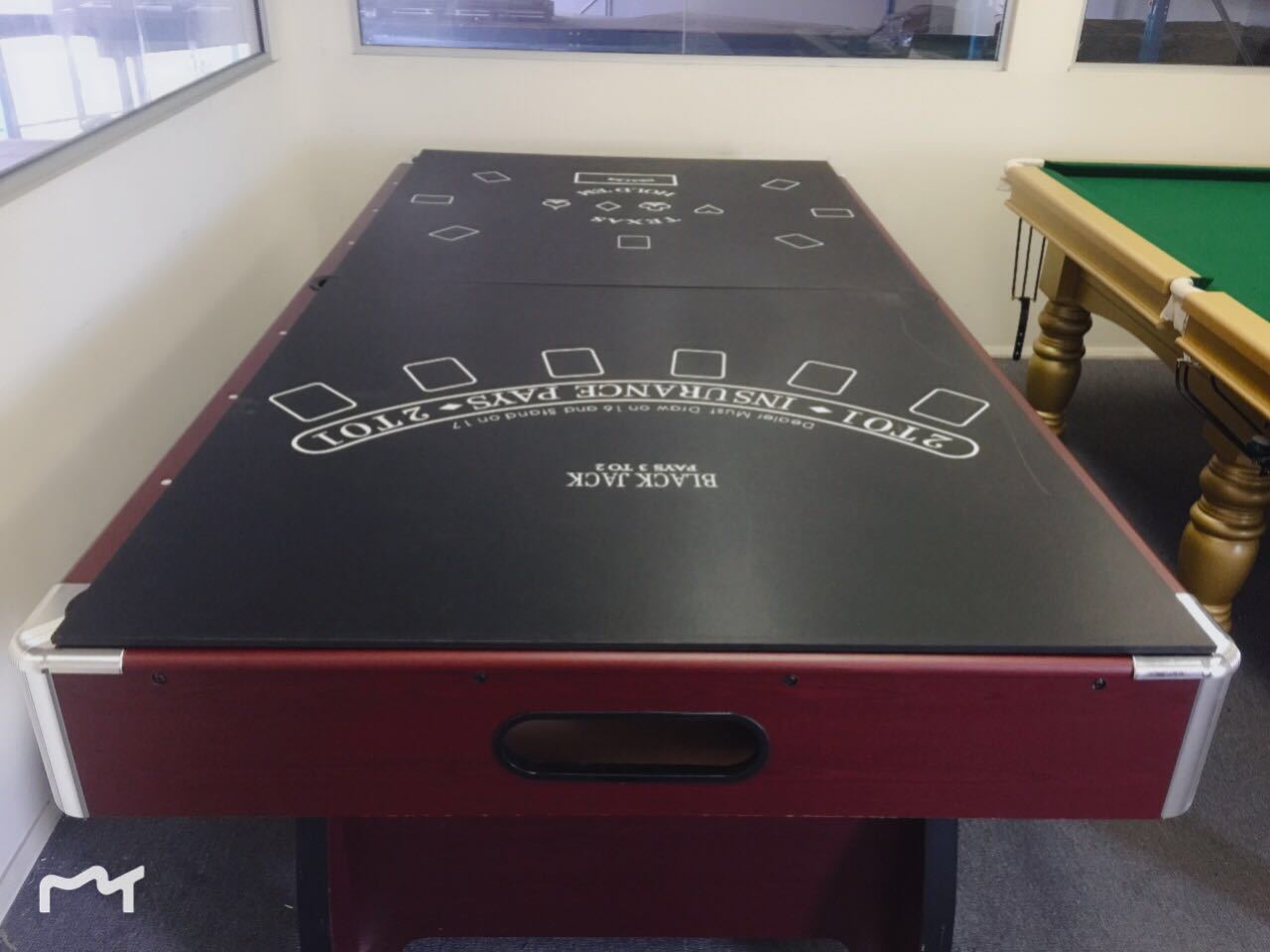 POOL TABLE 8FT SLATE BILLIARD SNOOKER TABLE