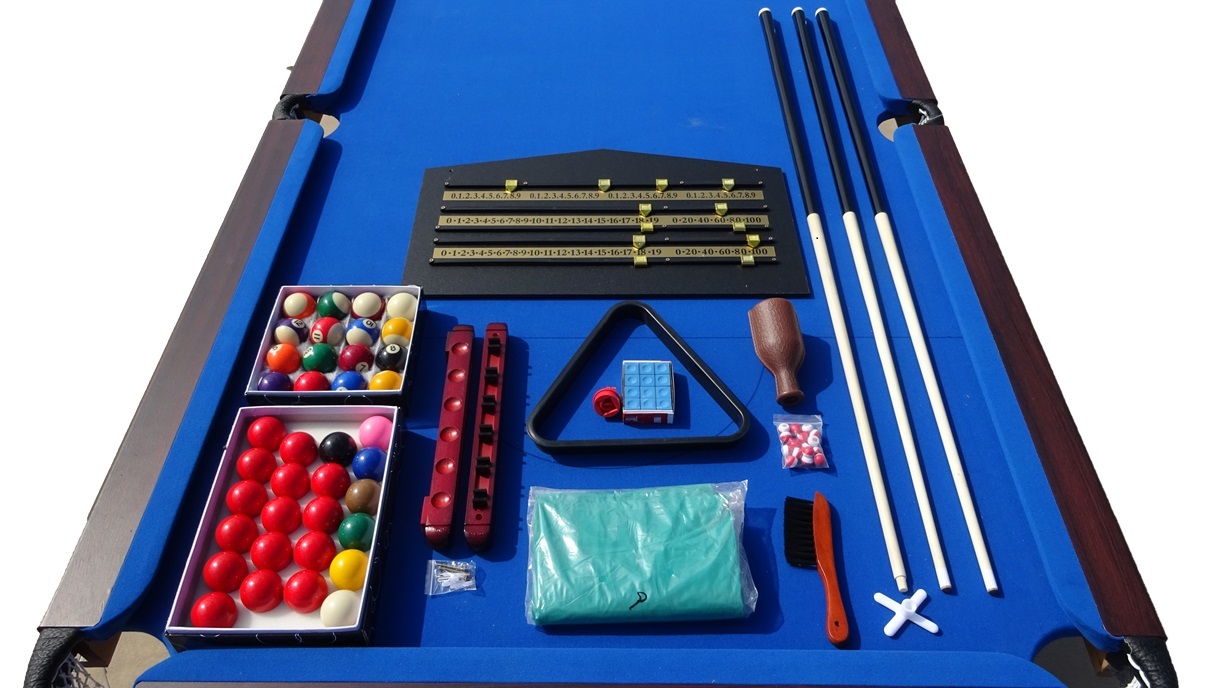 Pub Size Pool Table 8ft Snooker Billiard Blue 8ft Pub Size Pool Snooker Billiard Table Blue With Tennis Top 19mm