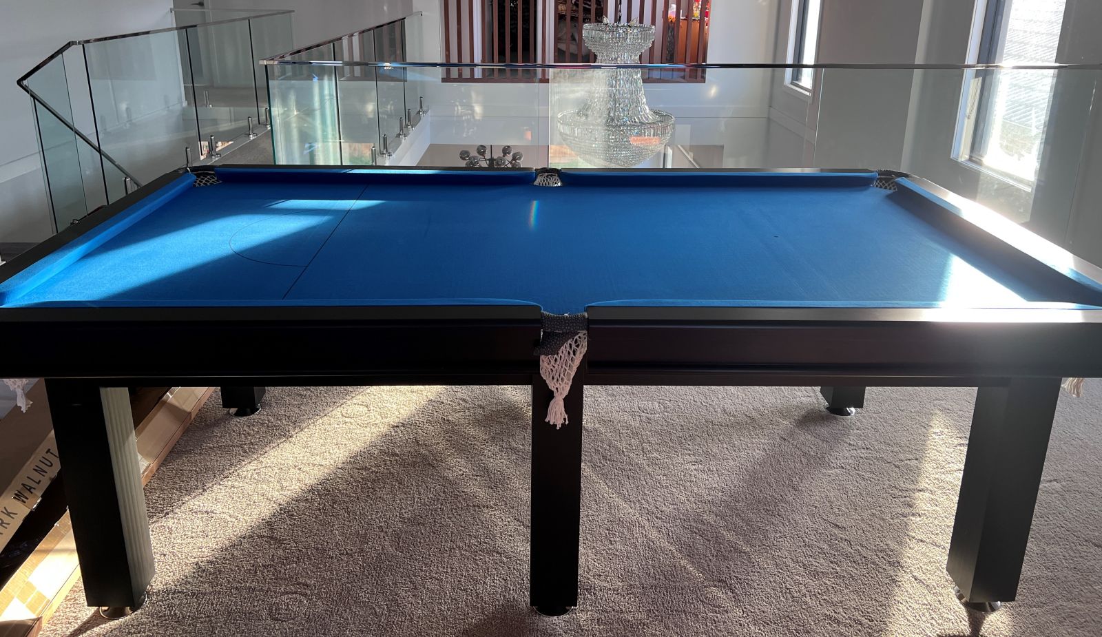 POOL TABLE 8FT PUB SIZE SNOOKER BILLIARD TABLE 25MM TABLE TOP