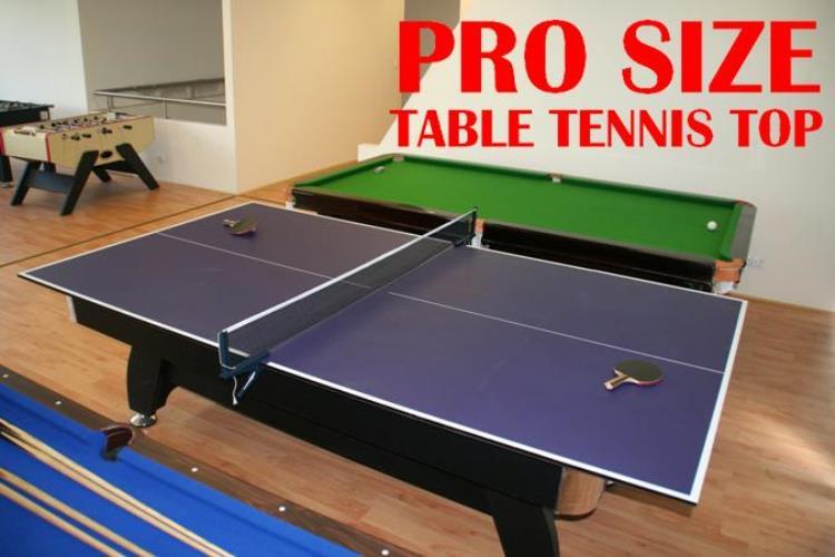 Pool Table 8ft Snooker Billiard Blue, Pool Table Vs Ping Pong Size