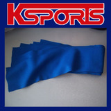 6 X POOL SNOOKER BILLIARD TABLE SINGLE SIDED CUSHION FELT STRIPS - WOOL - BLUE