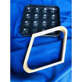 POOL TABLE BALL TRAY- DIAMOND RACK ** TIMBER **