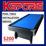 MDF POOL TABLE 8FT SNOOKER BILLIARD TABLE INSTALLATION SERVICE