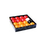 POOL TABLE 2 INCH RED & YELLOW POOL BALLS SET 