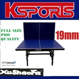 Xu Shao Fa 19mm Championship Table Tennis/Ping Pong Table - 50mm Metal Frames