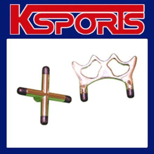 POOL/BILLIARD TABLE CUE - CROSS & SPIDER REST BRASS HEAD - NEW!