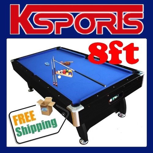 Pool Table 8ft Snooker Billiard Mdf Blue Black Pool Table 8ft Snooker Billiard, What Is Pub Size Pool Table