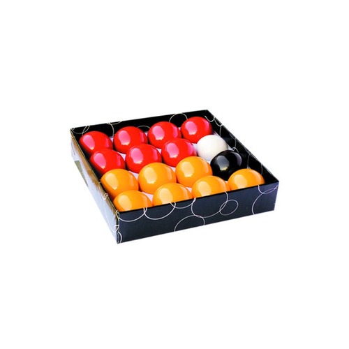 POOL TABLE 2 INCH RED & YELLOW POOL BALLS SET 