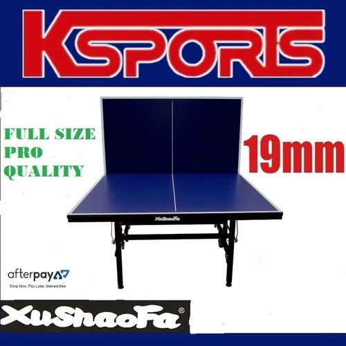 Xu Shao Fa 19mm Championship Table Tennis/Ping Pong Table - 50mm Metal Frames